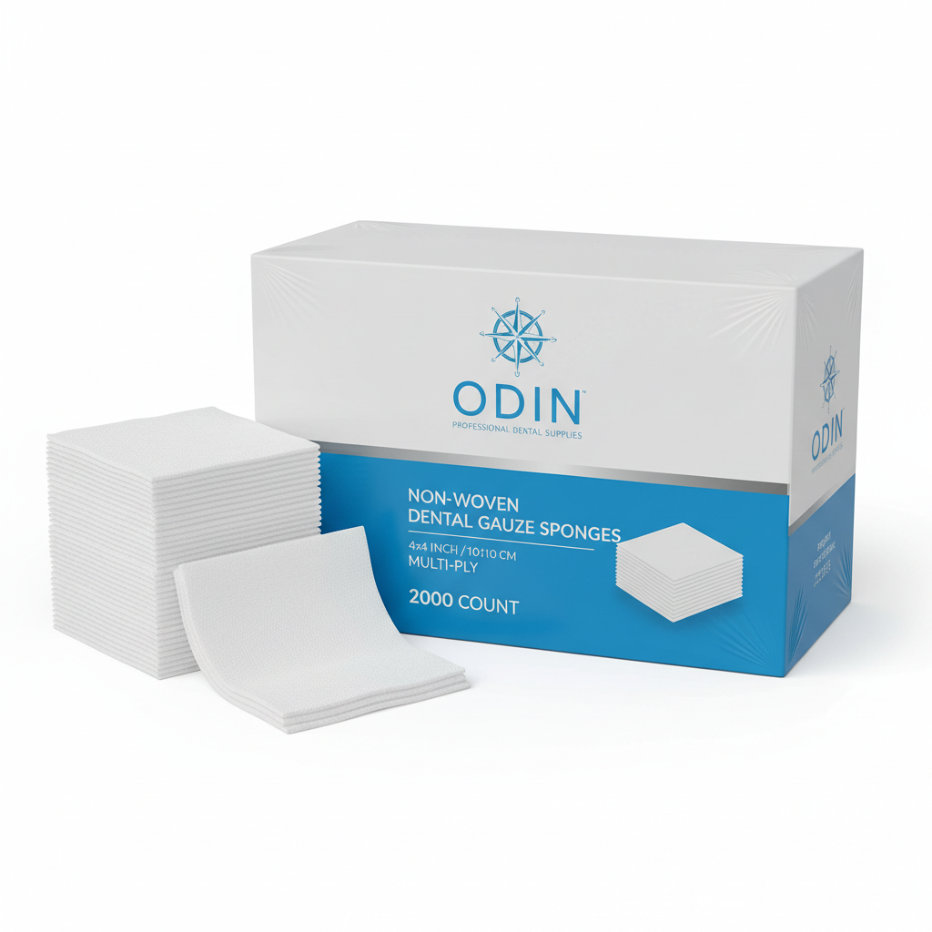 Odin 4x4 Non-Woven Gauze Sponges Multi-Ply Case of 2000