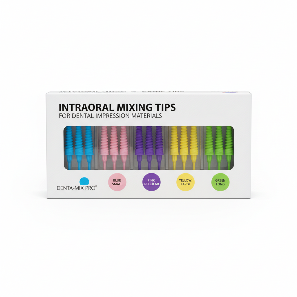 HB Tips Colour-Coded Intraoral Mixing Tips for Dental Impression Materials