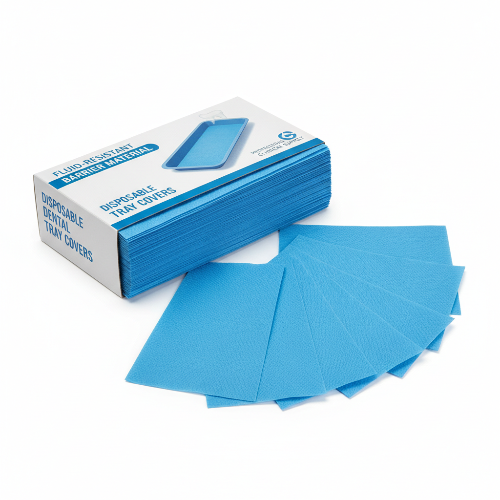 Ren Blue Disposable Dental Tray Covers Case of 1000
