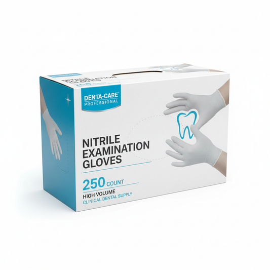 HB 250 Nitrile Examination Gloves Box of 250