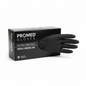 INTCO Black Nitrile Examination Gloves Box of 100